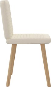 Καρέκλες Τραπεζαρίας vidaXL 2 τεμ Λινό