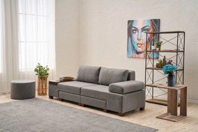 3-Seat Sofa-Bed Perenna Linen - Grey Grey