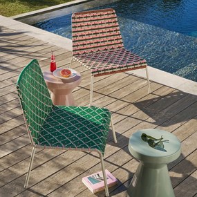 Χαμηλή πολυθρόνα κήπου VELROSE