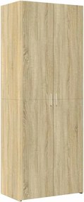 vidaXL Ντουλάπι Sonoma Δρυς 70x42,5x185 εκ. από Επεξεργασμένο Ξύλο