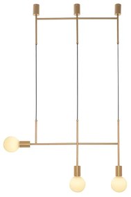 Φωτιστικό Οροφής Τρίφωτο Aca Kyoto TNK853P64GD Gold