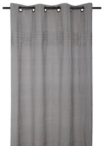 Κουρτίνα (140x260) Με Τρουκς S-F Emilie Gris R6A441001