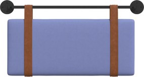 vidaXL Κρεμαστό Κεφαλάρι Μπλε τζην Αντίκα PU