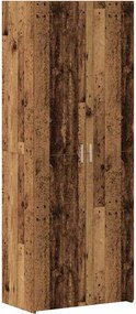 vidaXL Ντουλάπι αποθήκευσης 3 pcs Παλιό ξύλο