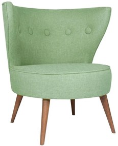 Πολυθρόνα Riverhead 558ZEN1115 80x74x76cm Green Polyester,Wood