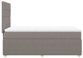 ΚΡΕΒΑΤΙ BOXSPRING ΜΕ ΣΤΡΩΜΑ TAUPE 90X190 ΕΚ.ΥΦΑΣΜΑΤΙΝΟ 3294215