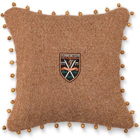 Μαξιλάρι Διακοσμητικό (Με Γέμιση) Alpine Ski Club LC40203 Multi-Brown MindTheGap 50Χ50 50x50cm Fabric,Feather
