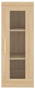 vidaXL Μπουφές Sonoma δρυς 34,5 x 34 x 180 εκ. από Επεξεργασμένο Ξύλο