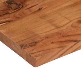 vidaXL Επιφάνεια Τραπεζιού Ορθογώνια 80x20x2,5 εκ. Μασίφ Ξύλο Ακακίας