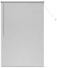 vidaXL Ρολό Παραθύρου με κουρτίνες Ασημί Αλουμίνιο