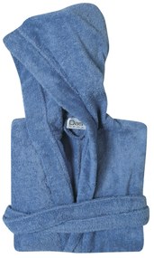 Μπουρνούζι Ενηλίκων Βαμβακερό Medium Casual 5909 Dusty Μπλε Das Home