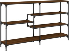 vidaXL Τραπέζι Κονσόλα Καφέ Δρυς 160x32x95 εκ. Επεξεργασμένο Ξύλο