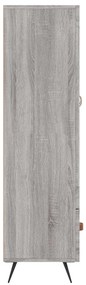 vidaXL Ντουλάπα Γκρι Sonoma 69,5 x 31 x 115 εκ. από Επεξεργασμένο Ξύλο
