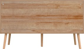 ΜΠΟΥΦΕΣ ΜΕΛΑΜΙΝΗΣ COLM- ΣΥΝΘ. RATTAN ΣΤΙΣ ΠΟΡΤΕΣ HM9220.11 120Χ39Χ70Υεκ.