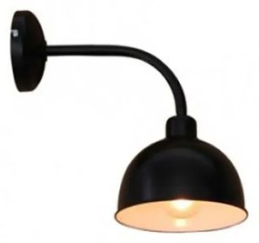 Φωτιστικό Τοίχου - Απλίκα HL-118S-1W 77-2884 Enzo Black  Homelighting Μέταλλο