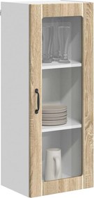 vidaXL Ραφιέρα τοίχου LUCCA Sonoma Δρυς 40 x 31 x 100 εκ.