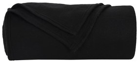 vidaXL Ριχτάρια 24 pcs Μαύρο 200 x 150 cm Μαλλί