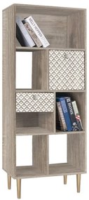 Βιβλιοθήκη "Home" Fylliana Sonoma 60*29.5*150 εκ.