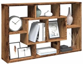 vidaXL Ράφι τοίχου Παλιό ξύλο 85x16x52,5 cm Κατασκευασμένο ξύλο