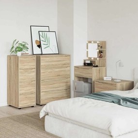 vidaXL Ντουλάπι αποθήκευσης Δρύς Sonoma 40 x 48 x 105 εκ