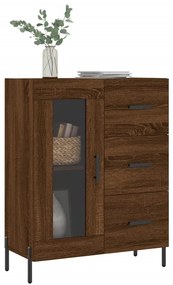 vidaXL Ντουλάπι Καφέ Δρυς 69,5 x 34 x 90 εκ. Επεξεργασμένο Ξύλο