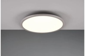 Πλαφονιέρα Φωτιστικό Οροφής LED RGB 20W Τιτάνιο Dimmer 3CCT Yuma 641710287 Trio Lighting-641710287-Ασημί 641710287