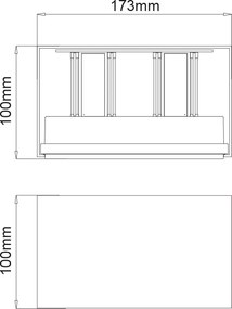 Απλίκα LED Εξωτερικού Χώρου Aca Santur-P LG0690G
