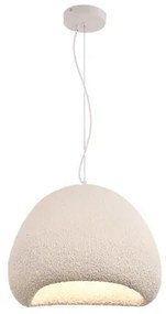 Κρεμαστό Φωτιστικό Οροφής 1xE27 Λευκό Fiberglass Φ30cm 4067-D InLight -4067-D-Λευκό 4067-D