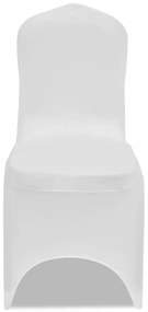 Κάλυμμα Καρέκλας Ελαστικό Λευκό 6 τεμ.