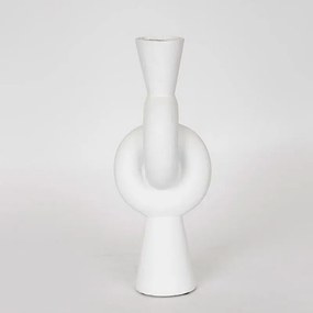Βάζο Κεραμικό 752-20275 13x13x33cm White Estheti Home Ceramic