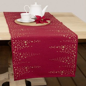 Runner Χριστουγεννιάτικο Winter Luxe Red-Gold Nima 45X150