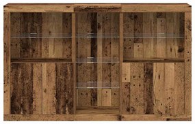 vidaXL Πλαϊνό γραφείο Παλαιό ξύλο 162 x 37 x 100 εκ.