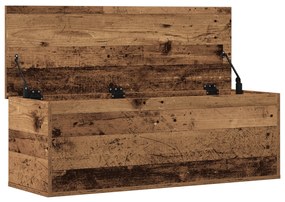 vidaXL Κουτί Αποθήκευσης από Παλιό Ξύλο 102x35x35 εκ. Σύνθετο Ξύλο