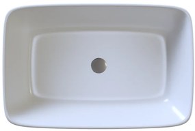 Sanitec Atlas 281 Νιπτήρας Συνθετικός Επικαθήμενος 56,5x39,5x12cm Metallic Ice