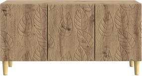 vidaXL Ντουλάπι TV 99 x 34,5 x 50 εκ. Artisan Δρυς Επεξεργασμένο Ξύλο