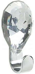 Κρεμαστράκι Bathdeco Jewel 05208.003 - 10672 Diamond Silver-Clear Μέταλλο,Πλαστικό