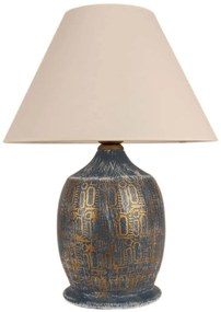 Φωτιστικό Επιτραπέζιο 687HMY1494 Φ35x51cm 1xE27 40W Multi-Blue Opviq