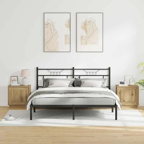 vidaXL Κομοδίνο 2 τμχ. Artisan Oak 44 x 34,5 x 45 εκ