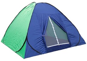 Σκηνή Camping 3 ατόμων YB3038 2x2m 960040 Μπλε/ Πράσινο