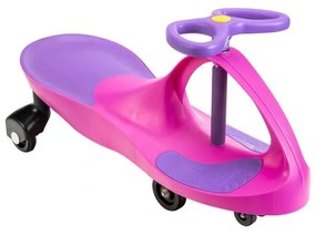 Fun Wheel Αυτοκίνητο Κίνηση με τιμόνι Wiggle Car Ροζ