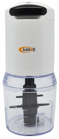 Πολυκόφτης Μονή Λεπίδα M1-783397 260W White-Clear Ankor Μέταλλο,Πλαστικό