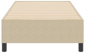 vidaXL Κρεβάτι Box Spring Ανοιχτό Πράσινο Γκρι 90x200 εκ Ύφασμα Κορντουρόι