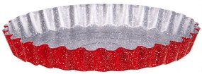 Φόρμα ζαχαροπλαστικής στρογγυλή Voltz V51223RG, 27x5,6 εκ., Μαρμάρινη αντικολλητική επίστρωση, Ανθρακούχο χάλυβα, Κόκκινο