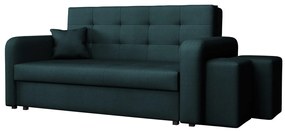 Καναπές κρεβάτι Columbus 158, Αριθμός θέσεων: 2, Αποθηκευτικός χώρος, 85x178x98cm, 72 kg, Πόδια: Μέταλλο, Ξύλο: Πεύκο | Epipla1.gr