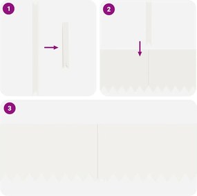 vidaXL Περίγραμμα γκαζόν 30 pcs 100 x 0,05 x 30 εκ Λευκό