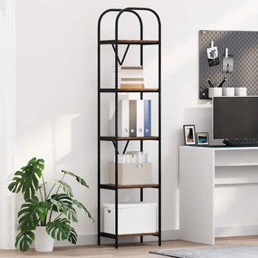vidaXL Ράφι Βιβλίων Παλαιό ξύλο 40 x 30 x 183 εκ Επεξεργασμένο ξύλο
