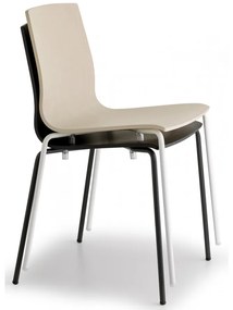 16919 ALICE art.2845 ξύλινη καρέκλα Σε πολλούς χρωματισμούς 51x51x79(47)cm Μέταλλο - Ξύλο 2 Τεμάχια