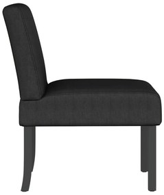 vidaXL Πολυθρόνα Μαύρη Υφασμάτινη