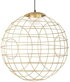 Φωτιστικό Οροφής Κρεμαστό 01488 GX53 10W LED 3000K D.80cm Gold Luma