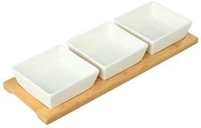 Ορντεβιέρα Σερβιρίσματος 3 Θέσεων (28x9.9x3.8) Estia Bamboo Essentials 01-20231